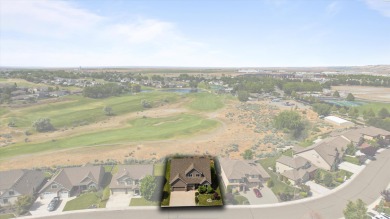 You'll fall in love with this 2-story custom home perched above on Horn Rapids Golf Club in Washington - for sale on GolfHomes.com, golf home, golf lot