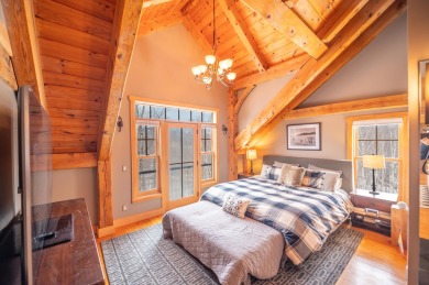 Enjoy perfect Vermont styling in this inspiring timber frame on Mount Snow Golf Club in Vermont - for sale on GolfHomes.com, golf home, golf lot