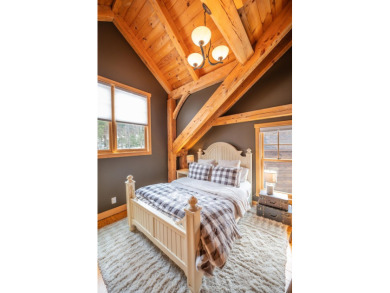 Enjoy perfect Vermont styling in this inspiring timber frame on Mount Snow Golf Club in Vermont - for sale on GolfHomes.com, golf home, golf lot