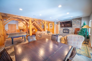 Enjoy perfect Vermont styling in this inspiring timber frame on Mount Snow Golf Club in Vermont - for sale on GolfHomes.com, golf home, golf lot