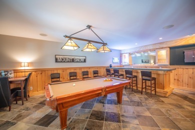 Enjoy perfect Vermont styling in this inspiring timber frame on Mount Snow Golf Club in Vermont - for sale on GolfHomes.com, golf home, golf lot