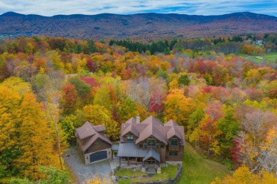 Enjoy perfect Vermont styling in this inspiring timber frame on Mount Snow Golf Club in Vermont - for sale on GolfHomes.com, golf home, golf lot