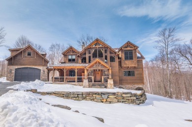 Enjoy perfect Vermont styling in this inspiring timber frame on Mount Snow Golf Club in Vermont - for sale on GolfHomes.com, golf home, golf lot