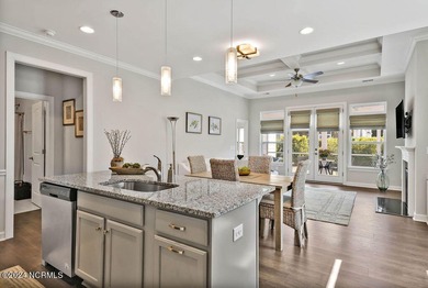 A beautiful and well-maintained home. The Owen, built by True on Cape Fear National At Brunswick Forest in North Carolina - for sale on GolfHomes.com, golf home, golf lot