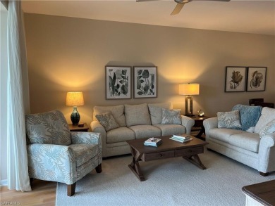 Enjoy resort style living in this stunning 2 bed 2bath + den on Naples Heritage Golf and Country Club in Florida - for sale on GolfHomes.com, golf home, golf lot