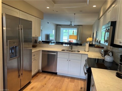 Enjoy resort style living in this stunning 2 bed 2bath + den on Naples Heritage Golf and Country Club in Florida - for sale on GolfHomes.com, golf home, golf lot