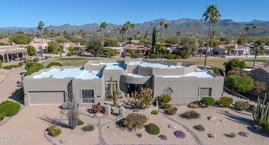 BEAUTIFUL CUSTOM HOME with unmatched views of the 5th hole of on Rio Verde Country Club - Quail Run in Arizona - for sale on GolfHomes.com, golf home, golf lot