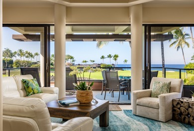 Uniquely positioned to command sweeping views of the Pacific on Mauna Lani Resort Golf Course in Hawaii - for sale on GolfHomes.com, golf home, golf lot