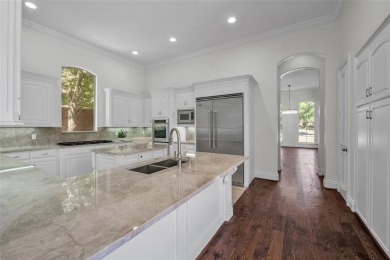 Nestled in the prestigious Pebble Brook enclave in the heart of on Gleneagles Country Club in Texas - for sale on GolfHomes.com, golf home, golf lot