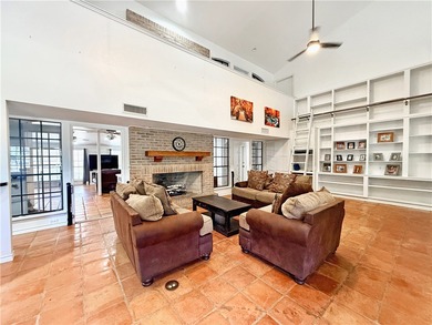 This classic-style 2-story residence is a statement of elegance on Rockport Country Club in Texas - for sale on GolfHomes.com, golf home, golf lot