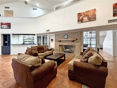 This classic-style 2-story residence is a statement of elegance on Rockport Country Club in Texas - for sale on GolfHomes.com, golf home, golf lot