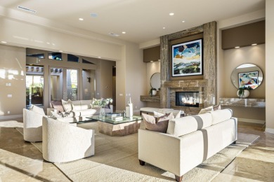 Custom Santa Fe Contemporary with Stunning Lakeside Setting and on Mission Hills Golf Club in California - for sale on GolfHomes.com, golf home, golf lot