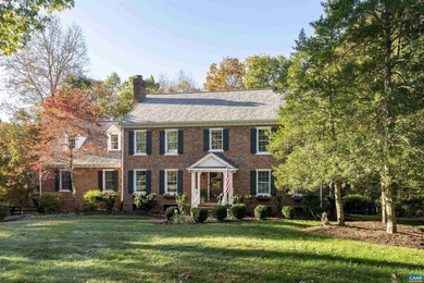 Stately Brick Home nestled on half an acre bordering acres of on Glenmore Country Club in Virginia - for sale on GolfHomes.com, golf home, golf lot