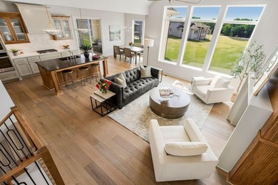 The Sequoia floor plan is a reverse 1.5-story home that offers on Heritage Park Golf Course in Kansas - for sale on GolfHomes.com, golf home, golf lot