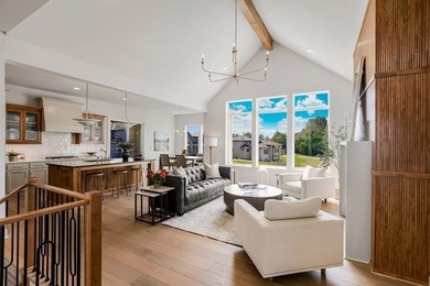 The Sequoia floor plan is a reverse 1.5-story home that offers on Heritage Park Golf Course in Kansas - for sale on GolfHomes.com, golf home, golf lot