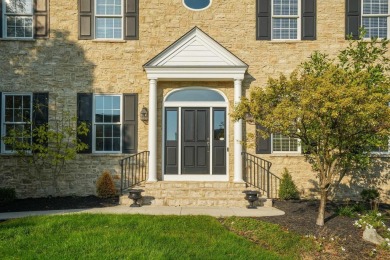 Step into luxury in this exquisite custom-built home featuring a on Tartan Fields Golf Club in Ohio - for sale on GolfHomes.com, golf home, golf lot