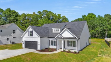 This Modern Farmhouse is under construction and will be on Shaftesbury Glen Golf and Fish Club in South Carolina - for sale on GolfHomes.com, golf home, golf lot