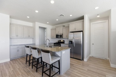 Located in the Brio community, this luxurious home rests on a on Green Spring Country Club in Utah - for sale on GolfHomes.com, golf home, golf lot