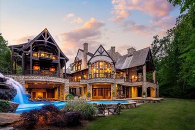 Now accepting Bitcoin. A triumph of architectural artistry on Alpharetta Athletic Club West in Georgia - for sale on GolfHomes.com, golf home, golf lot