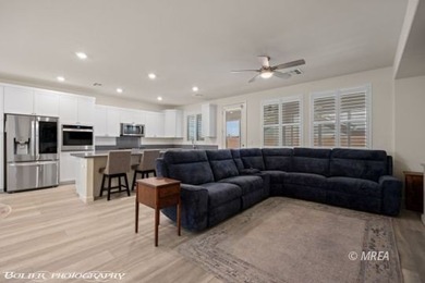 Built in 2023, this contemporary modern home in Montrose on Wolf Creek At Paradise Canyon in Nevada - for sale on GolfHomes.com, golf home, golf lot