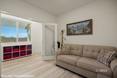 Built in 2023, this contemporary modern home in Montrose on Wolf Creek At Paradise Canyon in Nevada - for sale on GolfHomes.com, golf home, golf lot