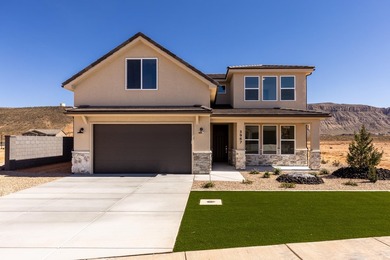Stunning 5-bedroom home (primary on main) with office/den on Copper Rock Golf Course in Utah - for sale on GolfHomes.com, golf home, golf lot