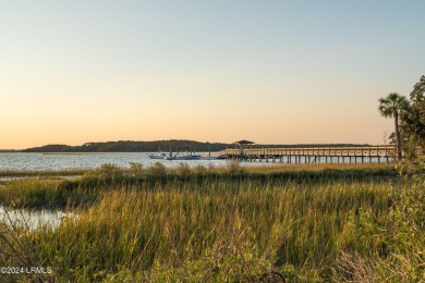 One of the last waterfront lots facing Skull Creek and the on Daufuskie Island Resort in South Carolina - for sale on GolfHomes.com, golf home, golf lot