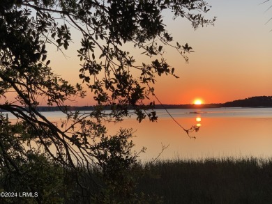 One of the last waterfront lots facing Skull Creek and the on Daufuskie Island Resort in South Carolina - for sale on GolfHomes.com, golf home, golf lot