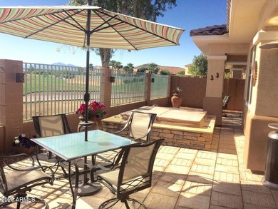 Beautiful gated home with a stunning backyard offering panoramic on Palm Valley Golf Club  in Arizona - for sale on GolfHomes.com, golf home, golf lot