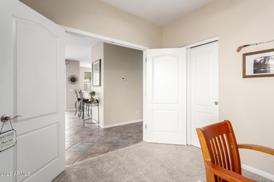 Beautiful gated home with a stunning backyard offering panoramic on Palm Valley Golf Club  in Arizona - for sale on GolfHomes.com, golf home, golf lot