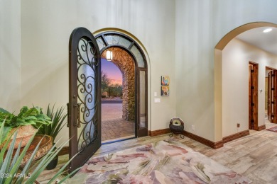 Amazing interior modern Mediterranean theme by a true artist on Superstition Mountain Club - Lost Gold in Arizona - for sale on GolfHomes.com, golf home, golf lot