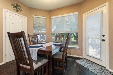 Enjoy your morning coffee on the covered patio while taking in on Ridgeview Ranch Golf Club in Texas - for sale on GolfHomes.com, golf home, golf lot