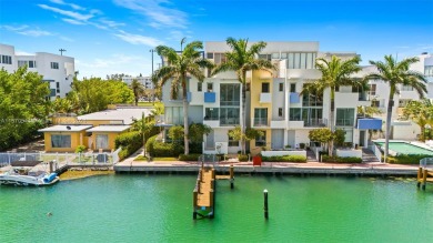 Stunning 4-story townhouse in Normandy Isles, DIRECTLY on the on Normandy Shores Golf Course in Florida - for sale on GolfHomes.com, golf home, golf lot