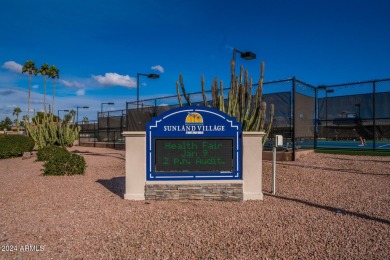 Gorgeous home with super views of the Superstation Mountains on Sunland Village East Golf Course in Arizona - for sale on GolfHomes.com, golf home, golf lot