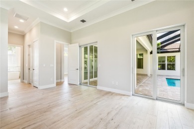 Fabulously new (Fall/2024) home w. expansive outdoor pool & on Indian River Club in Florida - for sale on GolfHomes.com, golf home, golf lot