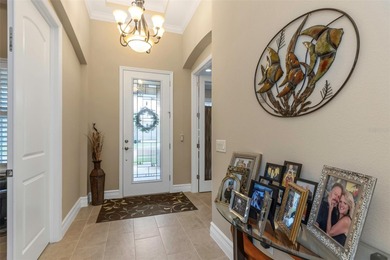 WATER VIEW LOT offering an expansive 425-ft serene view across on Seven Springs Golf and Country Club in Florida - for sale on GolfHomes.com, golf home, golf lot