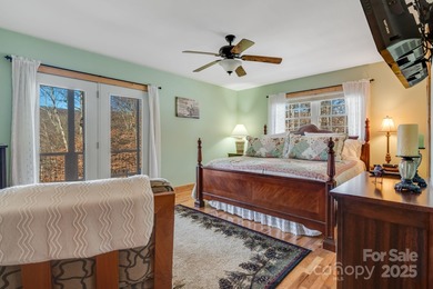 Enjoy a direct view of Big Bald Mountain from this spotless on Wolf Laurel Country Club in North Carolina - for sale on GolfHomes.com, golf home, golf lot