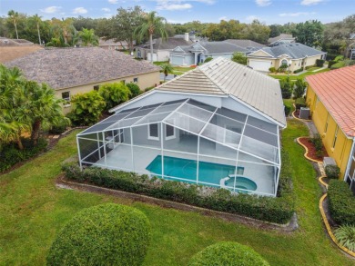 Welcome to this special 3 bedroom 2 bathroom Palm Harbor pool on Lansbrook Golf Club in Florida - for sale on GolfHomes.com, golf home, golf lot