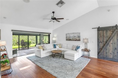 This charming 3 bedroom, 2 bath courtyard villa home is nicely on Hunters Ridge Country Club in Florida - for sale on GolfHomes.com, golf home, golf lot