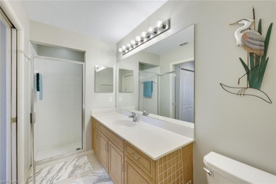 Welcome to tranquil SWFL living in this 2 bedroom, 2 bathroom on Estero Country Club in Florida - for sale on GolfHomes.com, golf home, golf lot