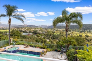 Elegant Mediterranean Estate with Golf Course  Mountain Views in on Dove Canyon Country Club in California - for sale on GolfHomes.com, golf home, golf lot
