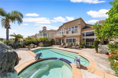 Elegant Mediterranean Estate with Golf Course  Mountain Views in on Dove Canyon Country Club in California - for sale on GolfHomes.com, golf home, golf lot