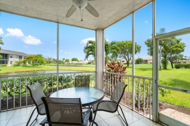 Gorgeous ground-level condo boasting picturesque panoramic lake on Polo Club of Boca Raton in Florida - for sale on GolfHomes.com, golf home, golf lot