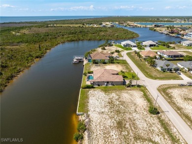 DIRECT SAILBOAT GULF ACCESS -- NO BRIDGES -- NO REAR NEIGHBORS on Burnt Store Golf Club in Florida - for sale on GolfHomes.com, golf home, golf lot