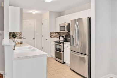 This end-unit townhome is ready for immediate occupancy, making on Hedingham Golf and Athletic Club in North Carolina - for sale on GolfHomes.com, golf home, golf lot