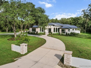 Luxury, efficiency, and elegance converge in this 2022 on Black Diamond Ranch Golf Course in Florida - for sale on GolfHomes.com, golf home, golf lot