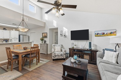 FURNISHED Vaulted Socorro model with HUGE patio! Don't mis this on Sun Village Golf Course in Arizona - for sale on GolfHomes.com, golf home, golf lot