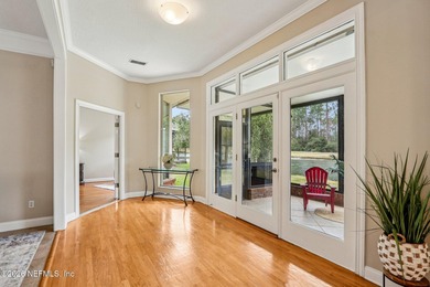 Stunning JA Long custom, all-brick home situated on the 17th on Eagle Harbor Golf Club in Florida - for sale on GolfHomes.com, golf home, golf lot