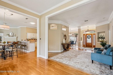 Stunning JA Long custom, all-brick home situated on the 17th on Eagle Harbor Golf Club in Florida - for sale on GolfHomes.com, golf home, golf lot