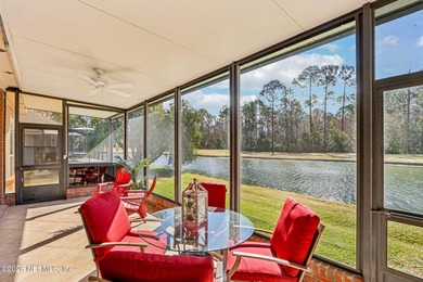 Stunning JA Long custom, all-brick home situated on the 17th on Eagle Harbor Golf Club in Florida - for sale on GolfHomes.com, golf home, golf lot